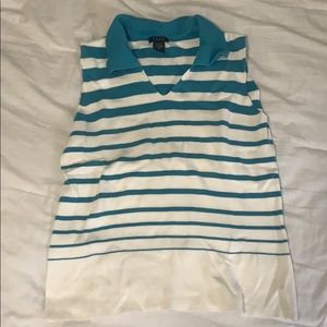 Izod collared tank top